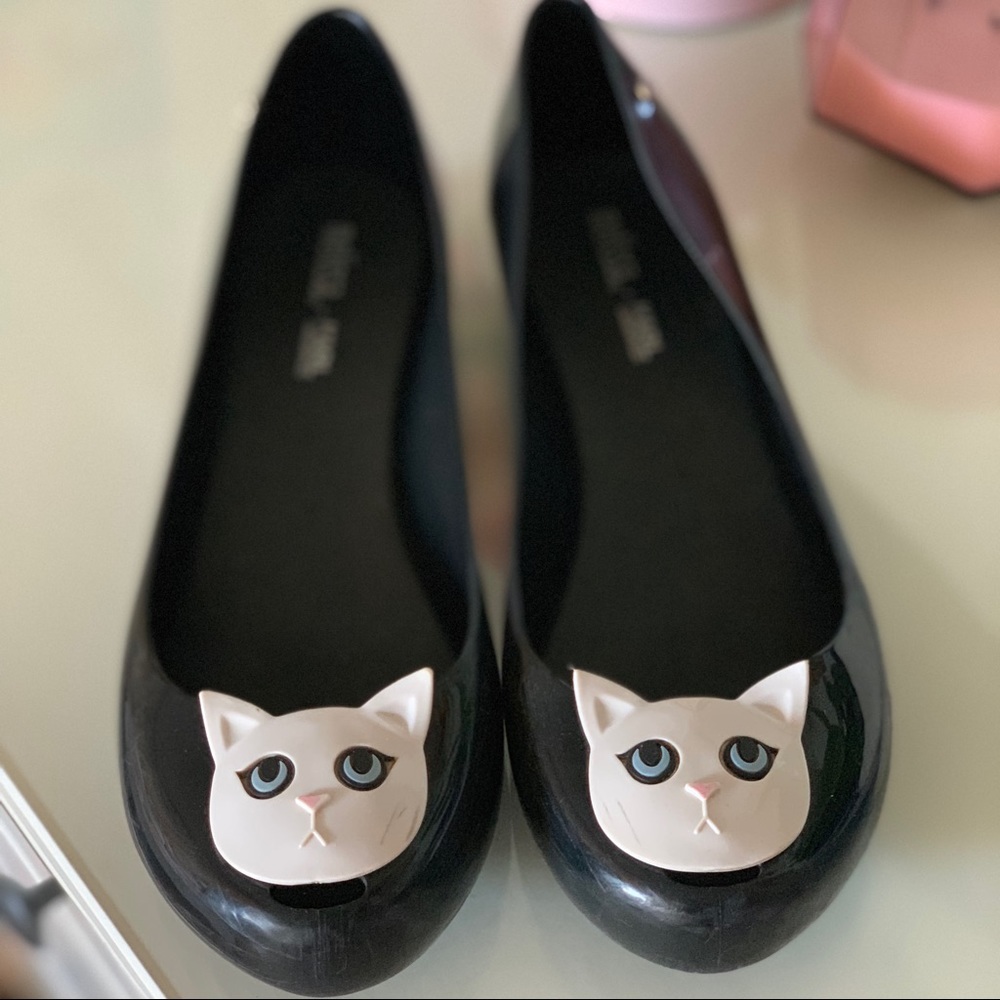 Melissa + Karl Lagerfeld Ultragirl Cat Flats